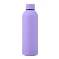 Sleek purple matte 304 stainless steel insulated sport water bottle for outdoor hiking - 350ml / Lavender