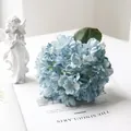 Elegant French vintage style blue artificial hydrangea flower for home table floral decoration - Dark Blue