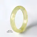 Elegante doorschijnende citroengele citrien kristallen armband met een breedte van 13 mm - 54mm / Natural Lemon Yellow Citrine