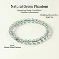 6mm natural green phantom quartz beaded bracelet for men and women gift jewelry - 6mm Bead