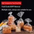 Transparante BOPP-verpakkingszakken van voedingskwaliteit voor brood en toast - Transparante Toastzak / 18X32+6CM