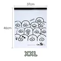 XXL size waterproof cartoon storage bag for kids clothes and travel items 37x46cm - 2XL / Cartoon Print (XXL) / Pack of 5