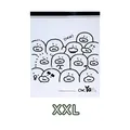 XXL size cartoon storage bag for nursery clothes with cute round seal characters - Little Blue Duck OK Yu Series / 14C Thickness - 5 Pieces/Pack / 2XL