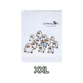 Sac de rangement zippé givré XXL avec imprimé canard mignon pour vêtements enfants - Fermeture Éclair Canard Bleu / XXL (5 Pièces/Paquet)
