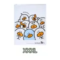 Sac de rangement XXXL pour vêtements d'enfants avec illustrations de canards mignons - Fermeture Éclair Canard Bleu / XXXL (5 Pièces/Paquet)