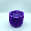 Purple disposable vomit bags for car travel and motion sickness relief. (80 chars) - 1000ML / Purple