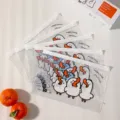 High-quality reusable cartoon duck slider storage bags for food preservation and organization - M