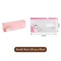 Small size PE food sealing bags with zipper, 20 pieces per box, cute pink peach theme - Cute Rabbit Style / Small (20x10cm 20 Pieces/Pack)
