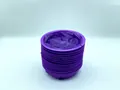 Stack of purple disposable vomit bags for motion sickness and travel sickness usage. - 1000ml / Purple