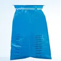 Blue disposable emesis bag with 1000ml measurement markings for motion sickness relief - 1000ml / Blue
