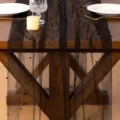 Eleganter schwarzer Tischläufer aus Tüll mit Perlen für Hochzeit und Partydekoration - 80*100cm / Schwarz