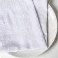 Elegante weiße Serviette aus Slub-Baumwolle für die Dekoration von Hochzeitstischen - Slub-Textur-Stil (CD260704-11) / 32x32cm / Weiß
