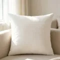 Minimalist solid white velvet cushion cover for Nordic style home decor - Cream White / 40x40cm (One Piece Without Core)