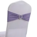 Elegante lavendel elastische stoelsjerp met glinsterende strass gesp voor bruiloftsfeesten - 13cm*35cm / Lichtpaars