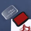 Red water-based ink pad for DIY finger painting and student scrapbooking craft supplies - Retro Red