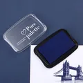 Professional navy blue water-based stamp pad ink pad for DIY crafts and journaling - Vintage Dark Blue