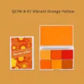Levendig oranje-geel zevenkleurig inktkussen voor vingerverven en DIY stempels maken - Levendig Oranjegeel (QCYN-8-07)
