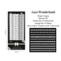 Elegante witte PET-kantrandstickers voor doe-het-zelf journaling en scrapbooking - 30 Vellen / Kant Wonderland