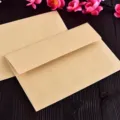 Classic vintage style No. 5 kraft paper envelope for wedding invitations and stationery - Western B6 Envelope / Kraft Paper Color