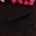 High-quality matte black kraft paper envelope for elegant invitations and greeting cards - Western B6 Envelope / Black