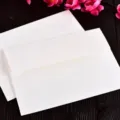 Western style No. 5 plain beige paper envelope for elegant invitations and letters - Western B6 Envelope / Off White