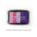 5-color gradient purple ink pad for DIY scrapbooking and stamps - 5 Colors Set / Colorful Bright Mix