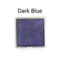 Almohadilla de tinta azul oscuro lavable para pintura con dedos y sellos infantiles - Azul Oscuro