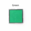 Almohadilla de tinta verde lavable para pintura de dedos infantil y manualidades DIY - Verde