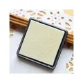 Almohadilla de tinta cuadrada lavable crema para pintura con dedos y sellos de manualidades - Blanco