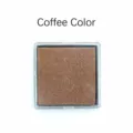 Almohadilla de tinta marrón lavable para pintura con los dedos y manualidades creativas - Café