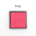 Almohadilla de tinta rosa lavable vibrante para pintura de dedos y sellos para niños - Rosa Plateado