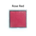 Almohadilla de tinta lavable rojo rosa para pintura con dedos y sellos infantiles - Rosa rojo