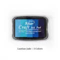 5-color gradient blue ink pad for DIY craft stamps, fabric, wood and paper projects - 5 Colors Set / Blue and Cyan Gradient