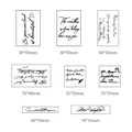 Vintage Holzstempel-Set mit künstlerischer Schrift für DIY-Journaling, 8-teiliges Set - Künstlerische Schrift Stempel Set