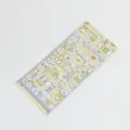 Süßes Sumikko Gurashi Charakter-Aufkleberblatt für DIY-Journale und Schreibwaren-Deko. - Nr.1 Kreaturen in Tassen