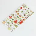 Niedliche Sumikko Gurashi Tieraufkleber Bogen mit süßen Sommer-Wassermelonen-Designs - Nr.4 Wassermelone essen