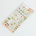 Niedlicher japanischer Sumikko Gurashi Cartoon Tier Aufkleberbogen für DIY-Journaling - Nr.6 Halbe Wassermelone