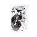 Vintage transparent silicone stamp with butterfly and eye design for DIY scrapbooking decoration - Butterfly Beauty
