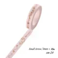 Washi tape decorativo con motivo a freccia in lamina d'oro 8mm x 10m per scrapbooking - N. 12 Piccole Frecce