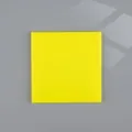 Foglietti adesivi in PET traslucido giallo fluorescente per ufficio e scuola - Giallo Fluorescente