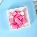 Pink finger sponge daubers for DIY ink pad blending and smudging creative art projects - 10 Pieces Pack / Pink