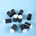 Versatile black finger sponge daubers set for ink blending and DIY paper crafting projects - 10 Pieces Pack / Black