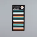 300 feuilles de languettes d'index en PET transparent extra-fines couleurs de glacier - Rêve de Rivière Glacée / 300 Pièces/Paquet