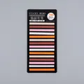 Lot de 300 feuilles d'onglets adhésifs translucides en PET avec bandes fines multicolores - Années Dorées / 300 Pièces/Paquet