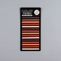 Lot de 300 onglets d'index et bandes mémo en PET translucide aux couleurs chaudes - Passion de Flamme / 300 Pièces/Paquet