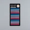 300 feuilles d'index adhésifs en PET translucide coloré pour l'organisation de bureau - Mer Étoilée / 300 Pièces/Paquet