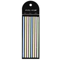 Paquet de bandes adhésives en PET translucides colorées pour l'indexation de pages de livre - Macarons / 300 Pièces/Paquet