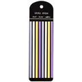 Lot de 300 bandes adhésives transparentes en PET aux tons pastel violet et jaune - Violet Morandi / 300 Pièces/Paquet