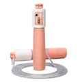 Verstellbares Springseil mit mechanischem Zähler und ergonomischen Schaumstoffgriffen - 2.8m Länge / Rosa