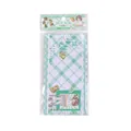Set de papeterie vintage à carreaux verts avec enveloppes décoratives pour les étudiants - À la Jeunesse [Rendez-vous au Sommet] / 4 Feuilles 2 Enveloppes